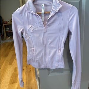 Lululemon Athletica define cropped light pink